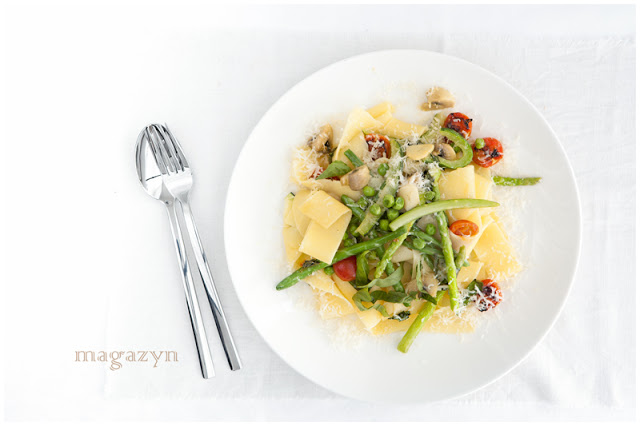 MK pasta primavera makaron z warzywami
